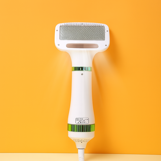 Pet Hair Dryer with Slicker Brush